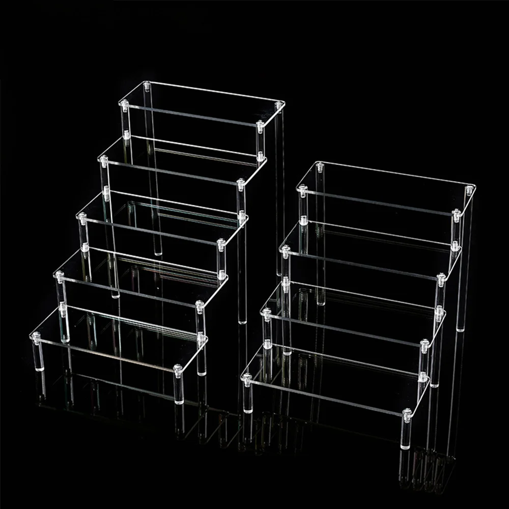 

20cm/30cm Doll Display Box Removable Assemble Transparent acrylic Display Dustproof Storage for Display Collectible Action Toys