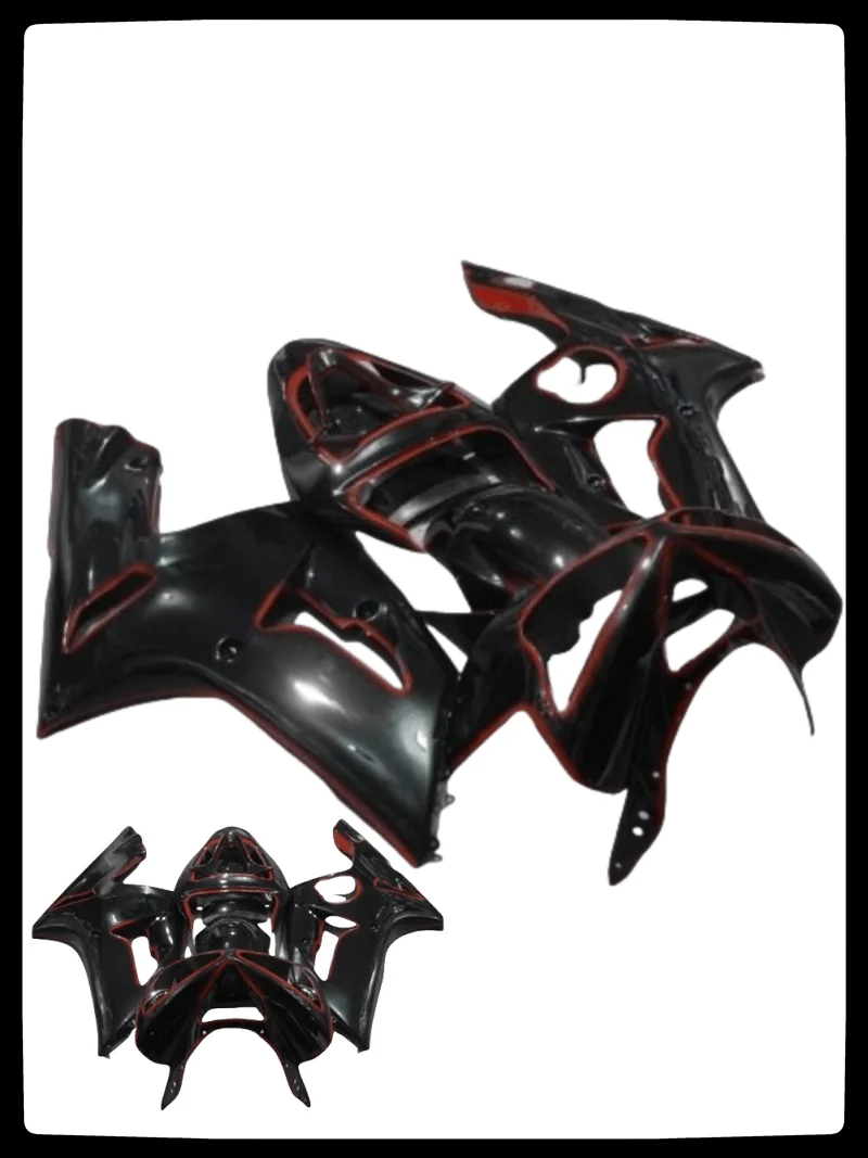 

Motorcycle Fairing Kit ABS Plastic Injection Body Full Accessories For Kawasaki Ninja 636 ZX6R ZX-6R ZX6R 2003 2004 red black