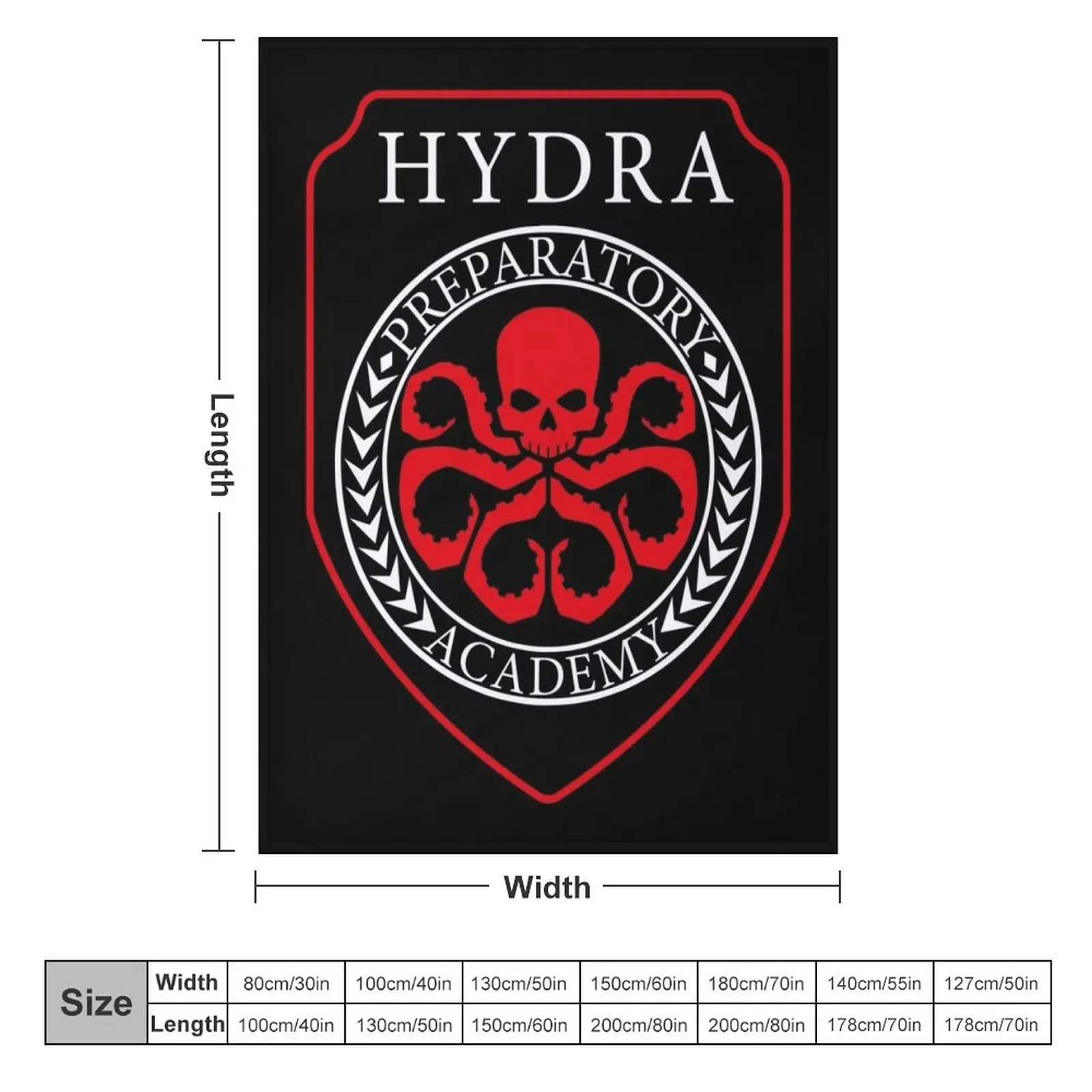 HYDRA Preparatory Academy Throw Blanket Bed covers Warm Luxury Blankets Sofas Of Decoration Blankets