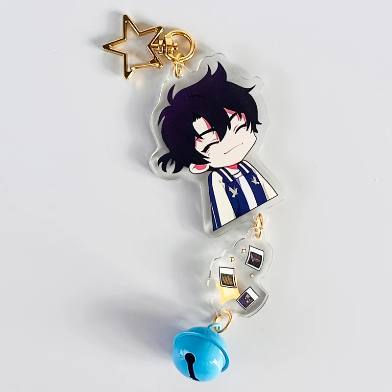 Anime Link Click Lucas Charles Jo series Cosplay Acrylic Cute keychain knapsack Bell Pendant Britbday gift