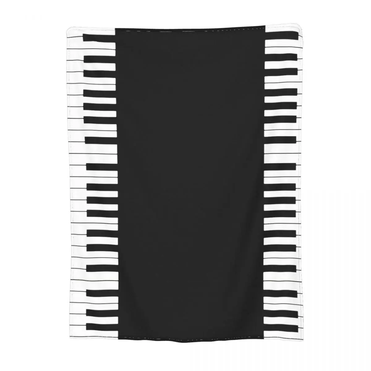 

Multifunction Piano Keys Blanket Merchandise Room Decorative Throw Blanket Super Warm Flannel for Office