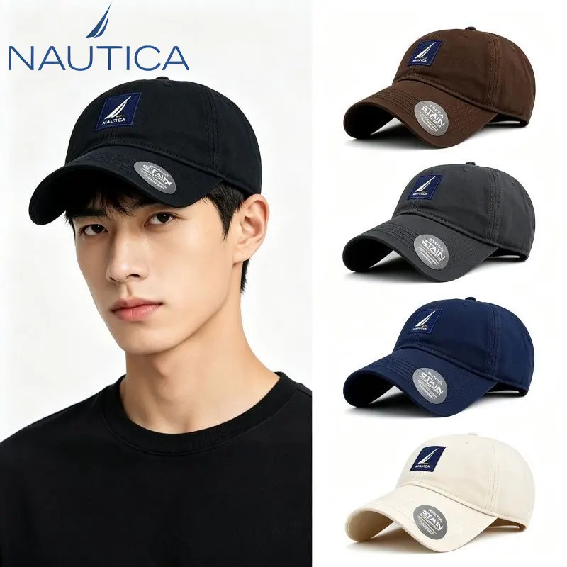 Nautica outdoor snowmobile equipment baseball cap men's sun hat women's sun hat fishing riding hat couple snowmobile hat