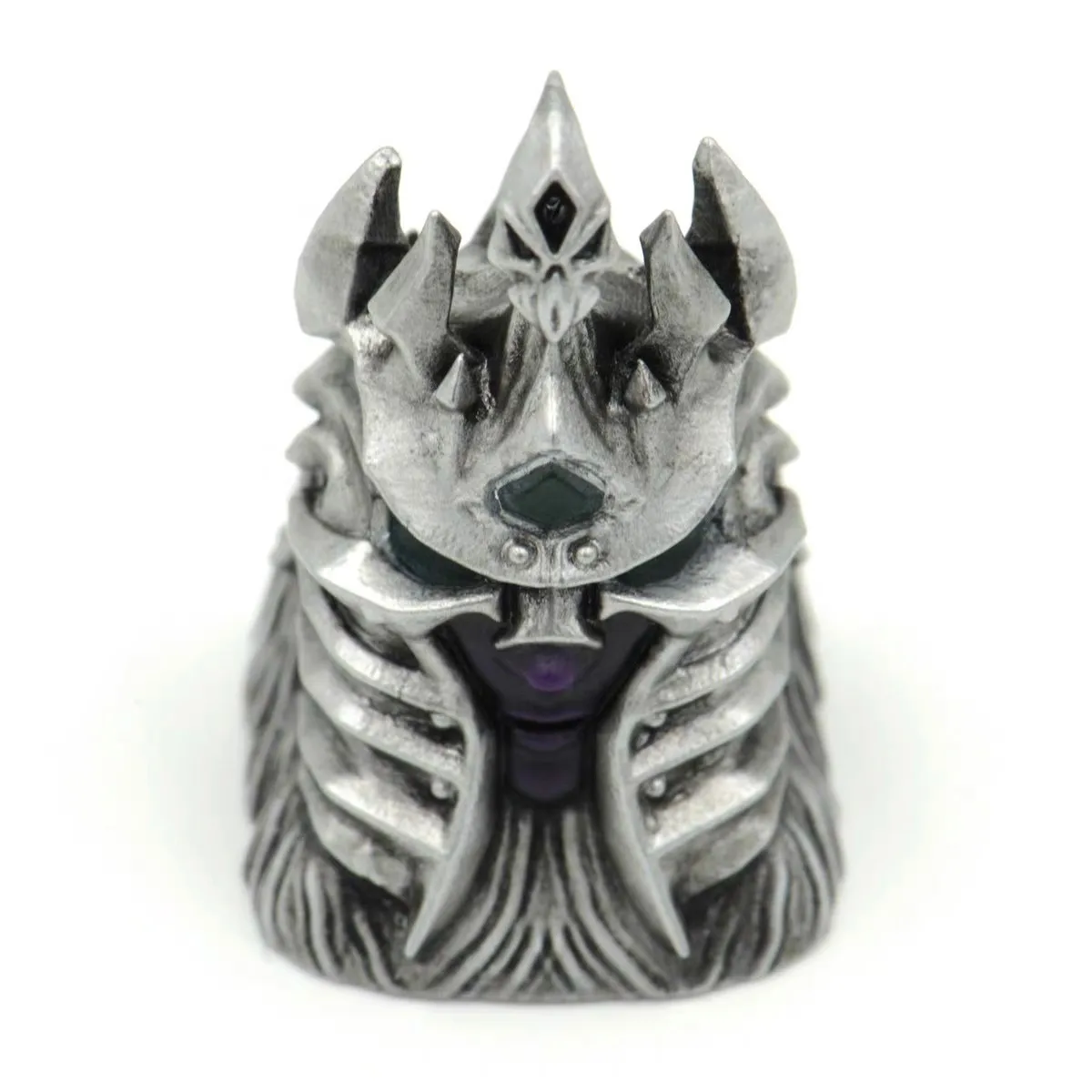 Imagem -03 - Lich King Resina Keycap Transmissão de Luz Feito à Mão Personalizar Keycaps para Teclado Conjunto World of Warcraft Figura pc Gamer