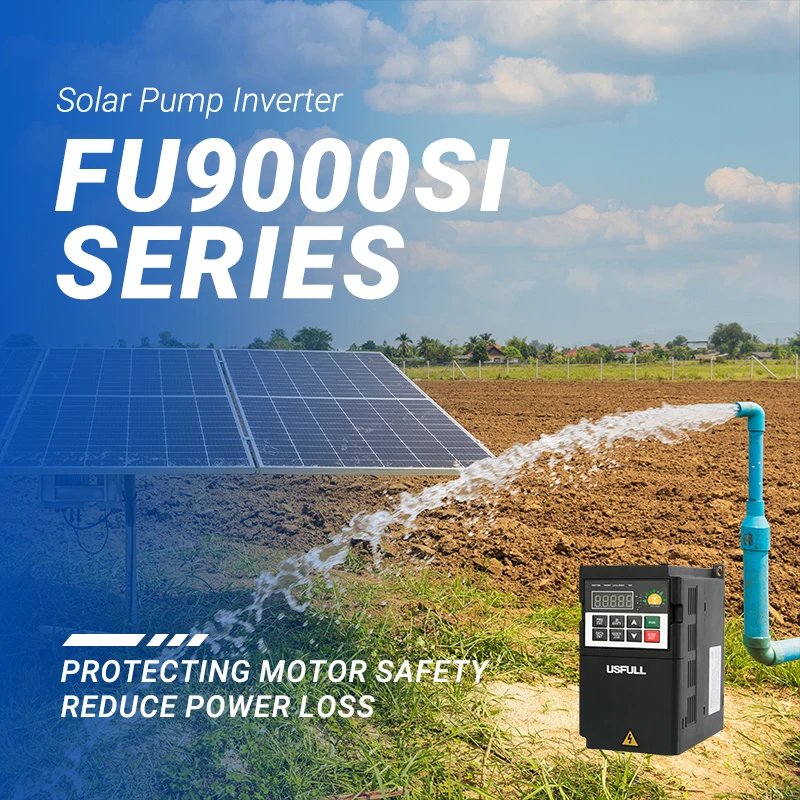 For High Efficiency 45kw 60HP MPPT 5OHZ Solar Pump System Inverter 3-Phase AC LED Display Irrigation 380V Input Energy Saving