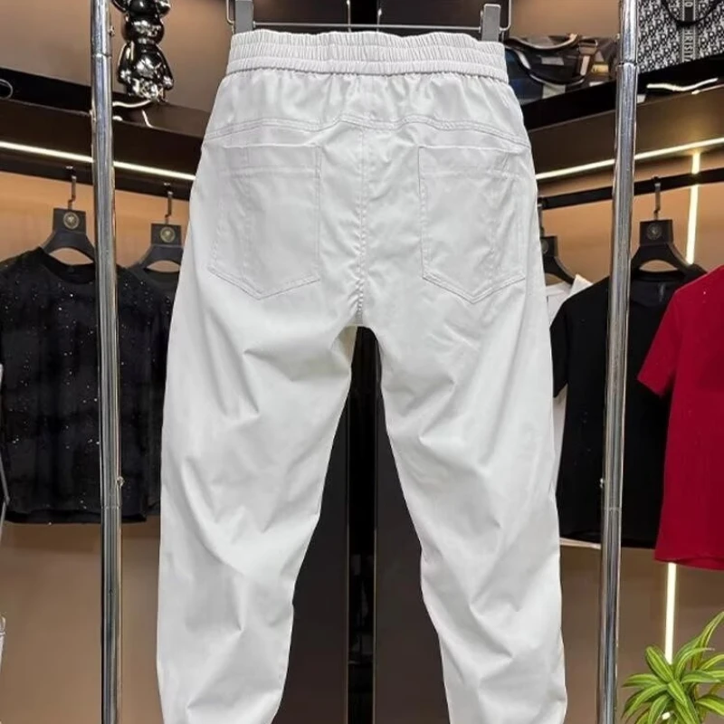 Neue Männer Casual Hosen Jogginghose Koreanischen Stil High Street Schwarz Weiß Hosen Herbst Jogging Männer Kleidung Streetwear Kleidung