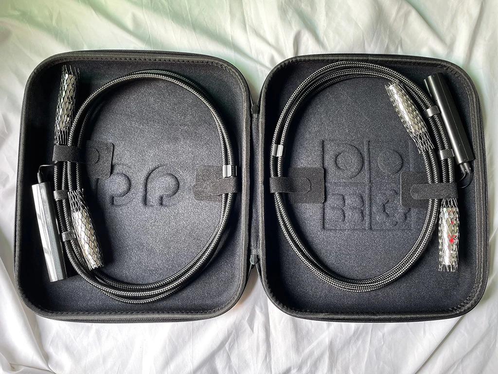 كابل توازن فضي نقي مع حافظة ، سلسلة مخلوق أسطوري ، تنين XLR ، سطح مثالي ، PSS #2