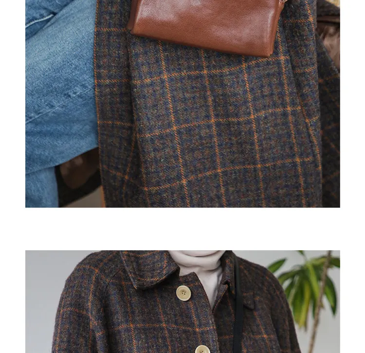 PNDME Vintage handgefertigte Damen-Umhängetasche aus pflanzlich gegerbtem Rindsleder für Outdoor-Reisen, weiche Damen-Umhängetasche aus echtem Leder – Detail 13