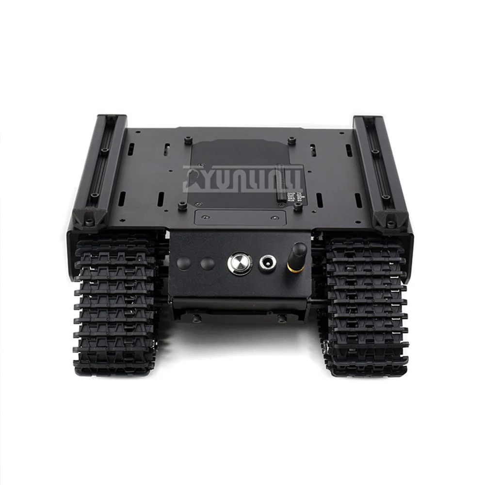 Expandable Off-road Tracked UGV Mobile Robot Crawler Chassis with Extension Track ESP32 Slave Machine Has Onboard WIFI/Bluetooth