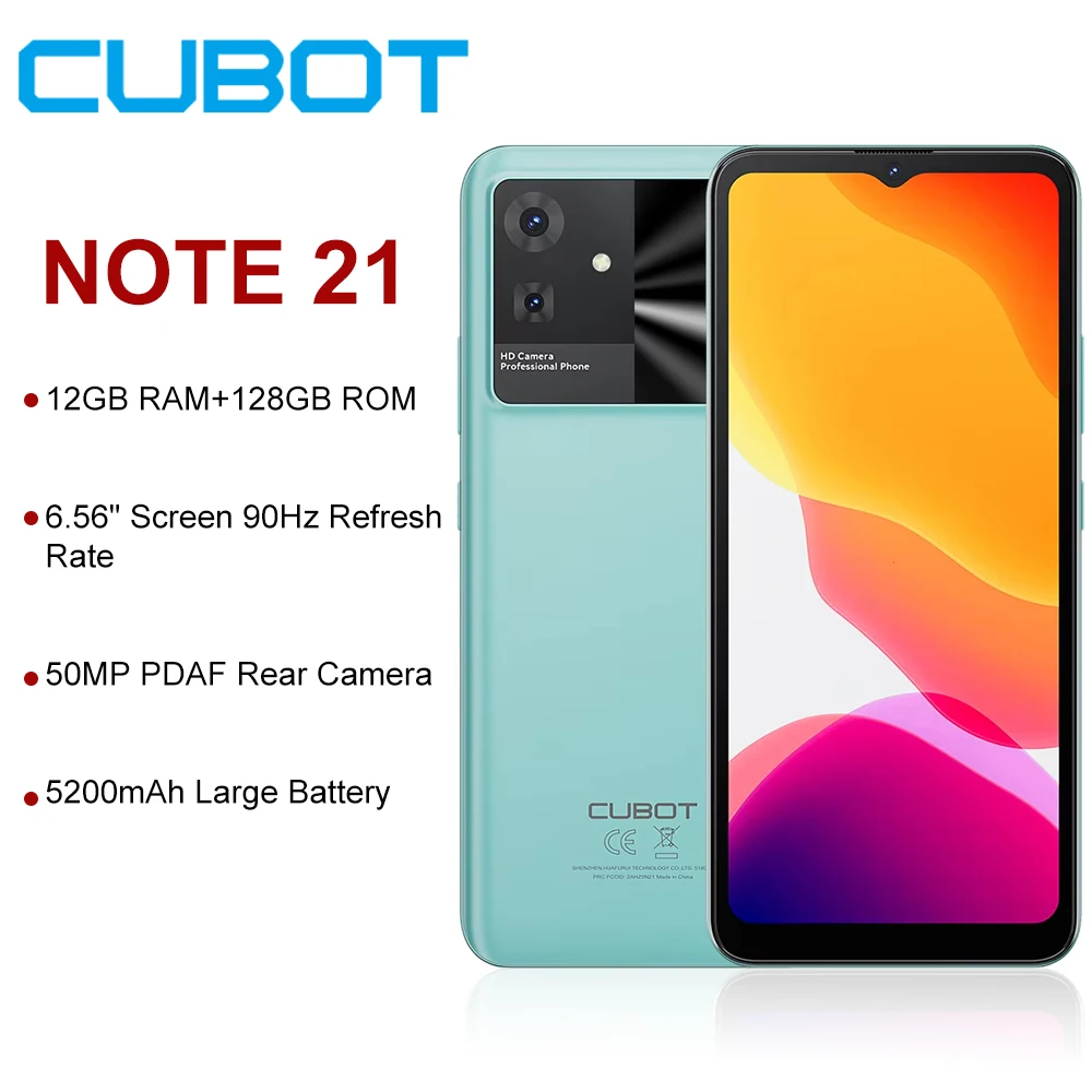 Глобальная версия Cubot Note 21, смартфон Android 13, 6,56-дюймовый экран 90 Гц, 12 ГБ (6+6) + 128 ГБ памяти, 50 Мп, аккумулятор 5200 мАч, портативный телефон. Глобальная версия Cubot Note 21, смартфон Android 13, 6,56-дюймовый экран 90 Гц, 12 ГБ (6+6) + 128 ГБ памяти, 50 Мп, аккумулятор 5200 мАч, портативный телефон.