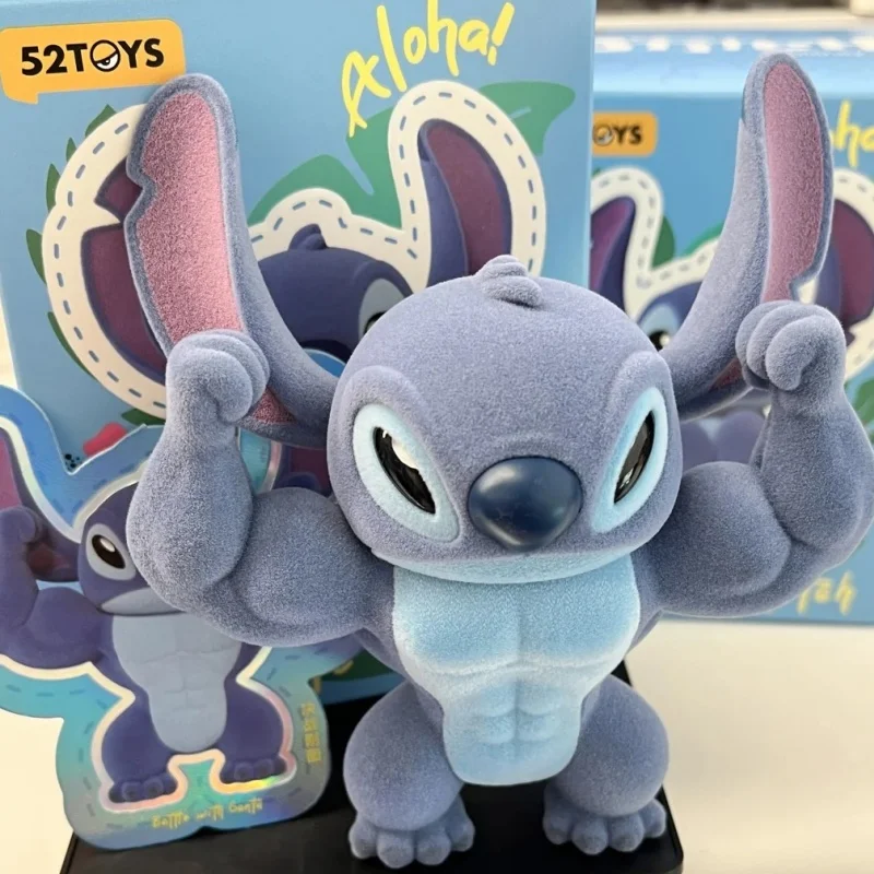 Original disney stitch estranho bonito série caixa cega caixa mistério ponto figura de ação decoração ornamento saco surpresa presentes aniversário