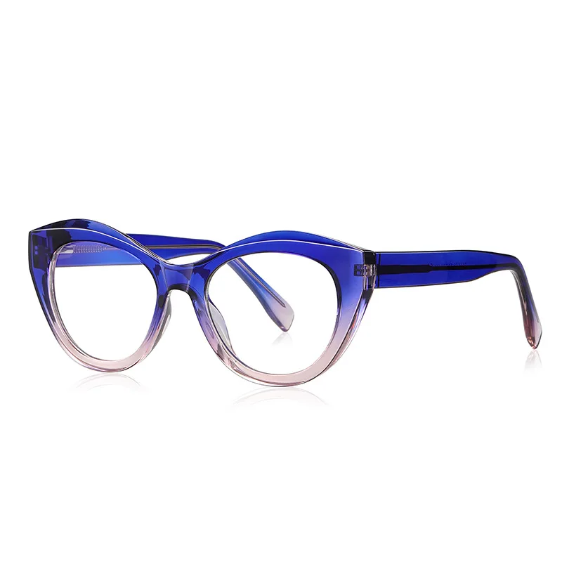 

Fashion Women Eyeglasses Frames Reading Glasses Anti-Blue Light Customizable Prescription Myopia Hyperopia