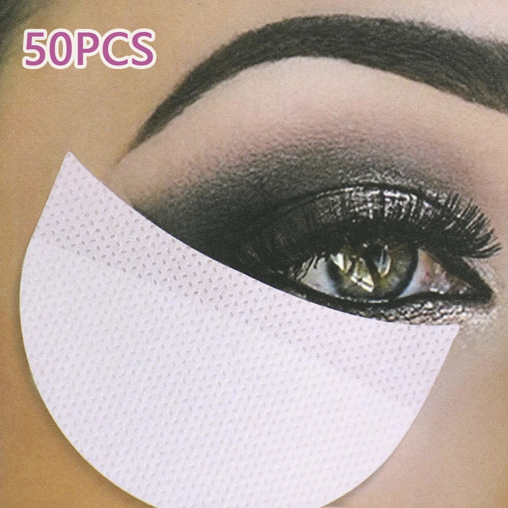 Eyeshadow Shields Eyeshadow Stencil Prevent Makeup Residue Lint Free Gel Pad for Eyeliner Eyelash Extensions and Lip Makeup Tool