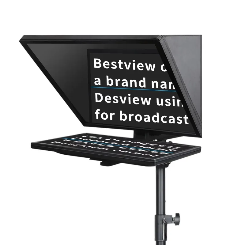 

Desview 21.5 Inch Professional Broadcast Teleprompter For Studio And Live Streaming Webcasters And Youtubers