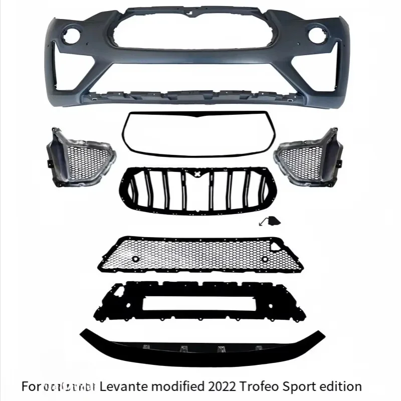 For Maserati Levante 2022 Trofeo Sport Edition| Front & Rear Bumper Surround Kit