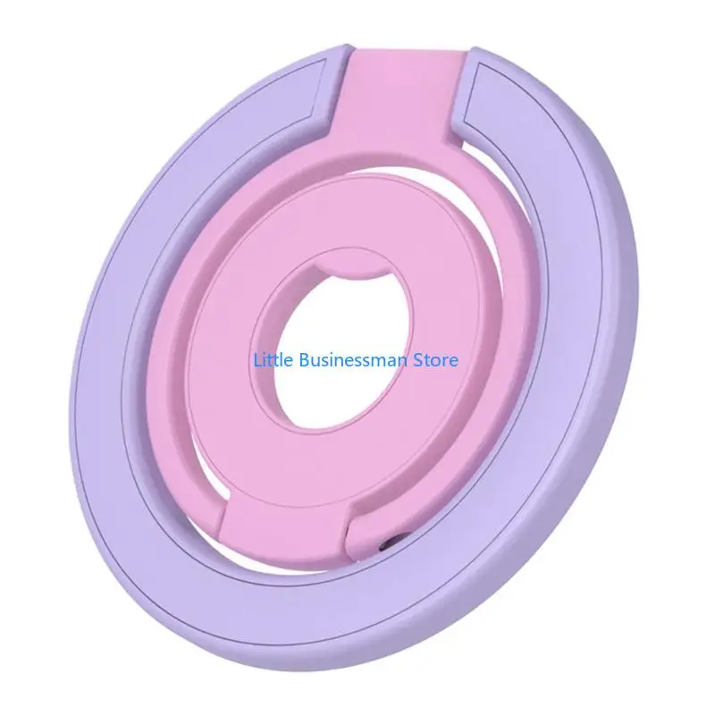 Handy Halter Finger Grip Ständer Doppelseitige Magnetische Halter für Telefon 17 16 15 Rotierenden Halterung Ständer M76A – Detail 3