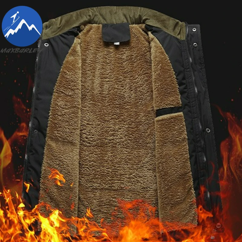 Winter Men Vest Fleece Lined Camping Windproof Durable Padded Jacket Premium Windproof Stand Collar Hiking Warm Sleeveless Vest