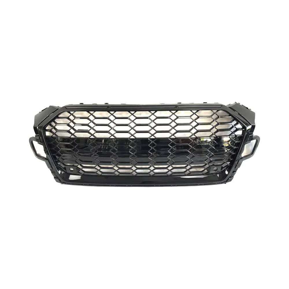 Rs5 Grille B95 Sline Front Bumper Grill S5 Design ABS Grill for Audi A5 F5 Sportback  2020 2021 2022 2023 2024