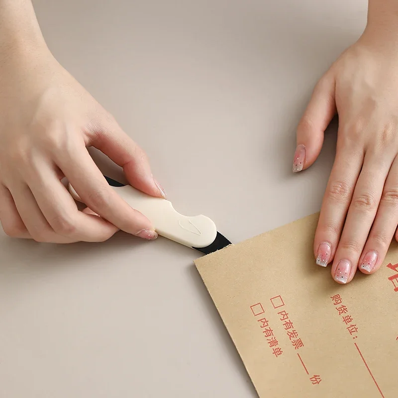 Double-Headed Box Cutter Portable Opening Express Parcels Tool Paper Cutter Utility Knife Small Knife for Office and Home Use