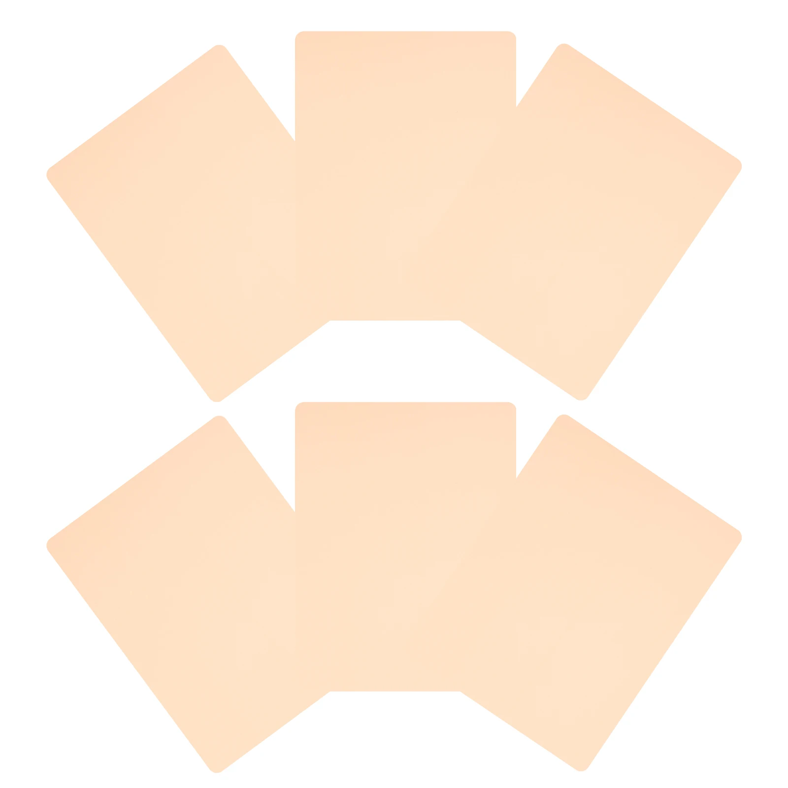 

6pcs Silicone Practice Skin Real Experience Tattoo Training Beauty Salon Fake Skin Yellow Practical Accessories