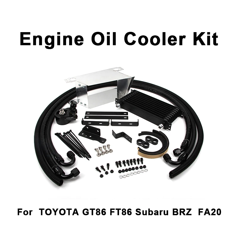 

For Subaru BRZ ZC6 ZD8 Toyota GT86 ZN6 GR86 ZN8 FA20 FA24 Scion FR-S Oil Cooler Kit Engine Radiator Car Modification BB-OCK-136