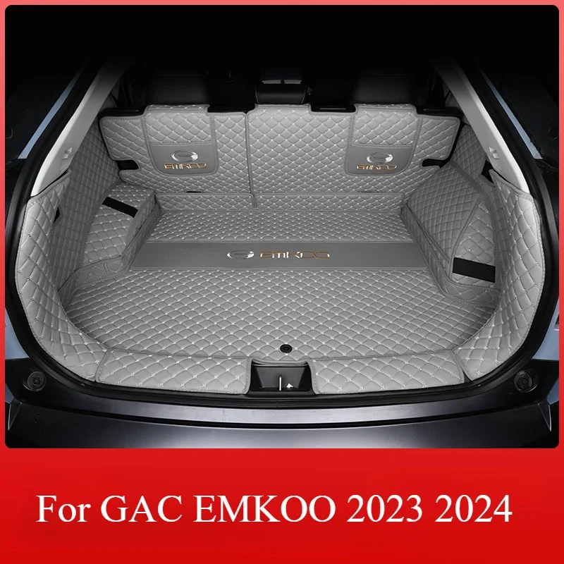 For GAC EMKOO 2023 2024  Accessories Car Boot Mat Rear Trunk Liner Cargo Leather Tray Protector Accessories Mats