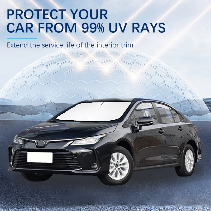 

Summer Car Accessories Car Windshield SunShade Cover Fit For Toyota Corolla E210 Anti UV Car Sun Shade
