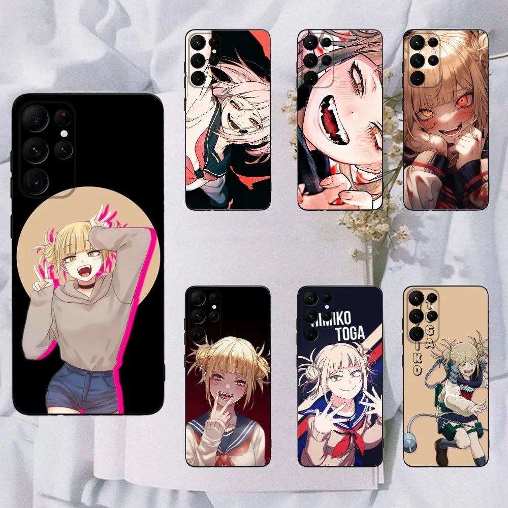 My Hero Academia Himiko Toga Etui na telefon do Samsung Galaxy A20, A21s, A22, A31, A32, A52, A53, A72, 73, A80, A91 Miękki czarny pokrowiec