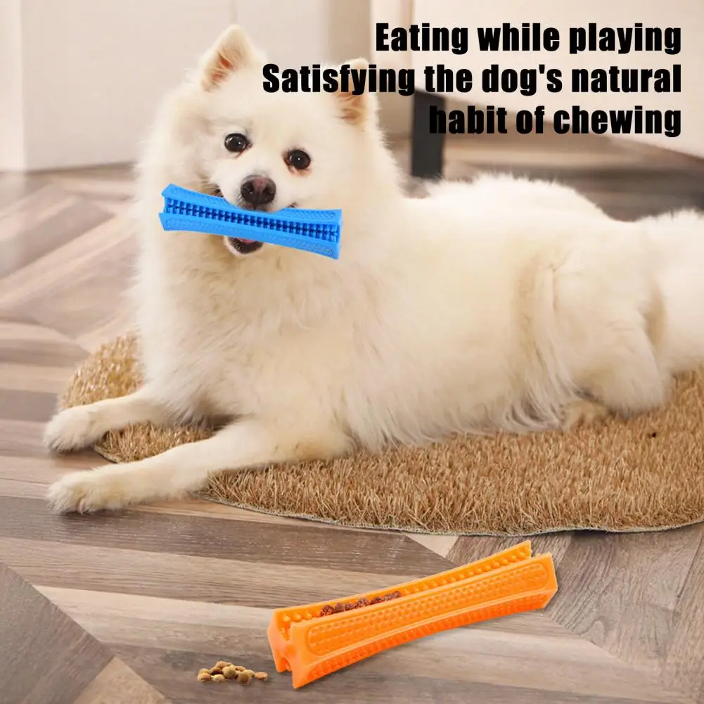 

Tpr Material Pet Toy Dog Chew Toy Brush Stick for Teeth Dental Care Puppy Teether Soft Rubber Toothbrush for Small Dogs Pet