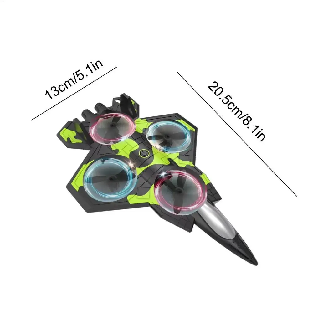 Schiuma EPP telecomando schiuma combattente droni RC rilevamento di gravità aliante elicottero volante giocattolo 2.4G acrobatica portatile