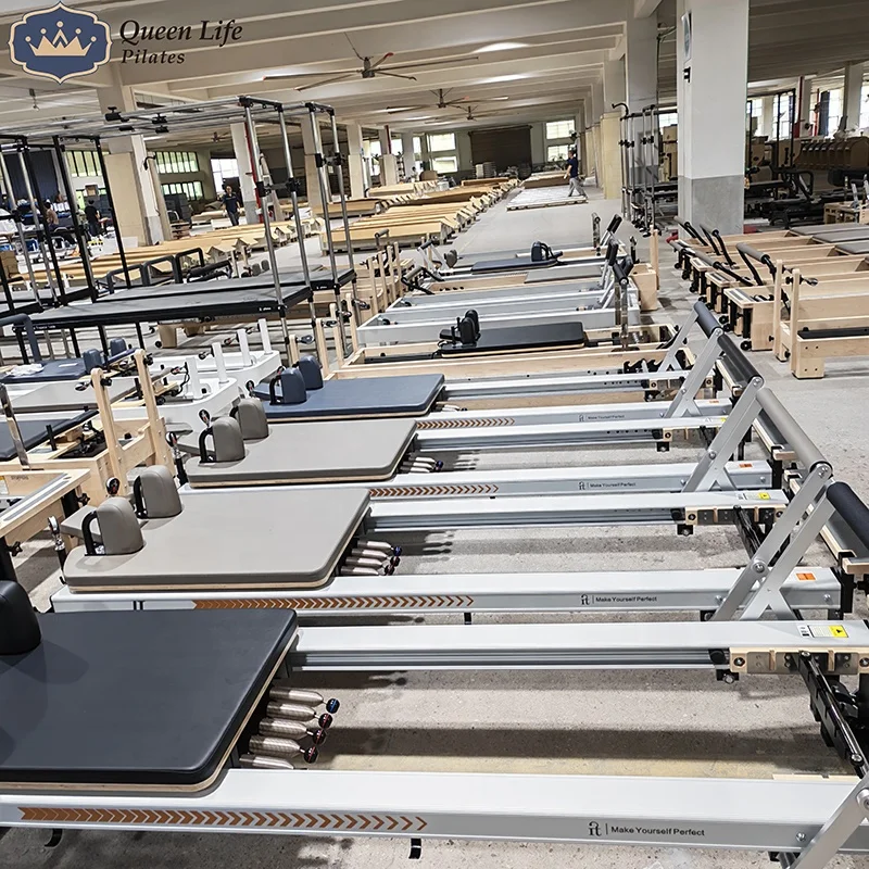 Elite Performance Pilates Reformer V2 Max Bio-mechanical Pilates Bed with Precision Gearbar for Stott Pilates Training