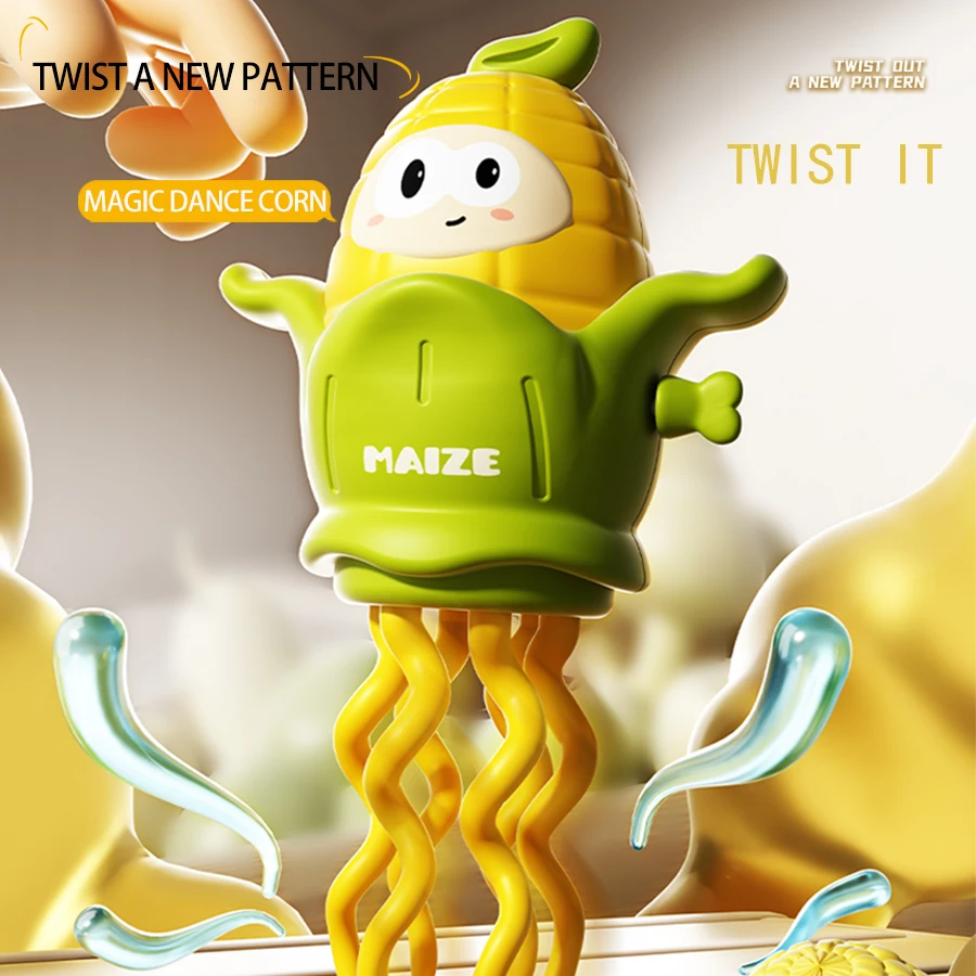 

Новые игрушки для скручивания и танцующих кукурузы, креативные интерактивные игрушки, забавные кукурузные игрушки, праздничные подарки