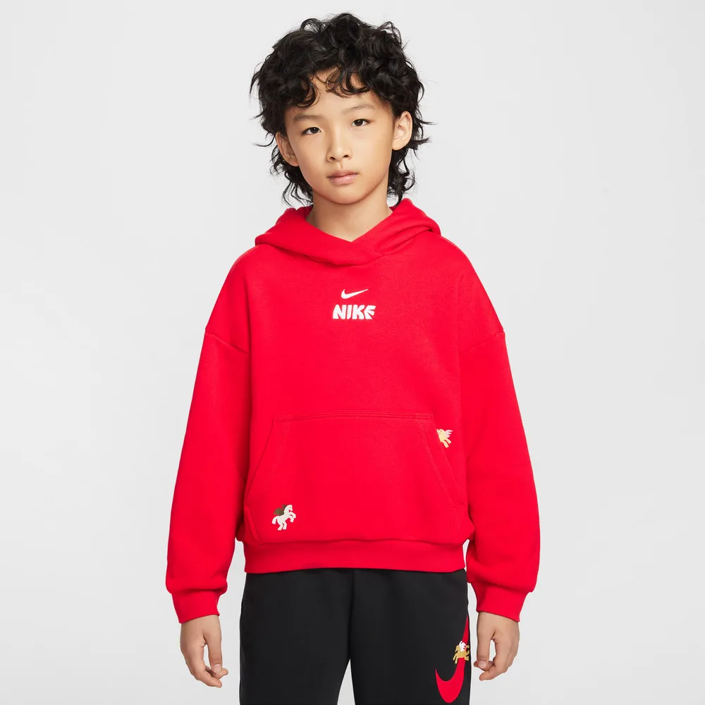

NIKE Children's K NSW CLUB FLC Sports and Leisure Hoodie Sweatshirt IQ3934-657