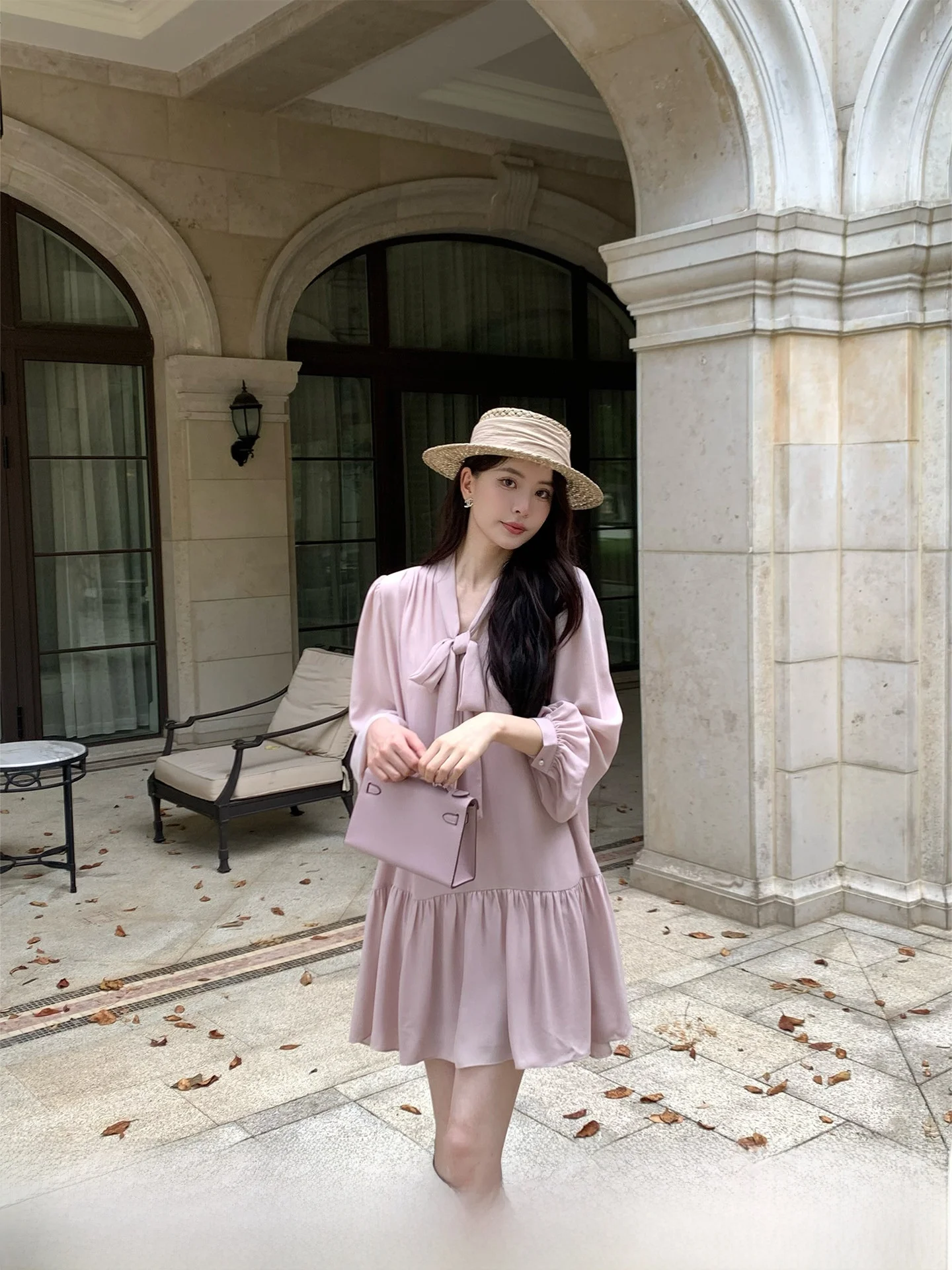 

Новая женская юбка Kun Total V-Ne ort Dr для повседневной носки, весенняя, с завышенной талией, из полиэстера, длинная, в стиле фейри