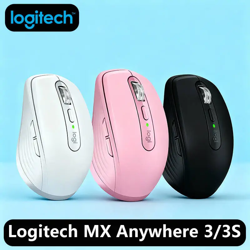 

Logitech MX Anywhere 3/3S Wireless Mouse, 8K DPI Darkfield, Quiet Click, MagSpeed Scroll for Mac/Windows/Laptop