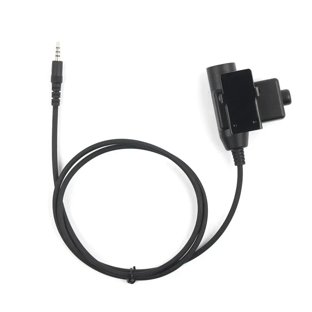 Adaptador de auriculares NATO Plug U94 PTT Z113 versión estándar conector de 3,5 mm para iPhone Samsung HTC teléfono móvil