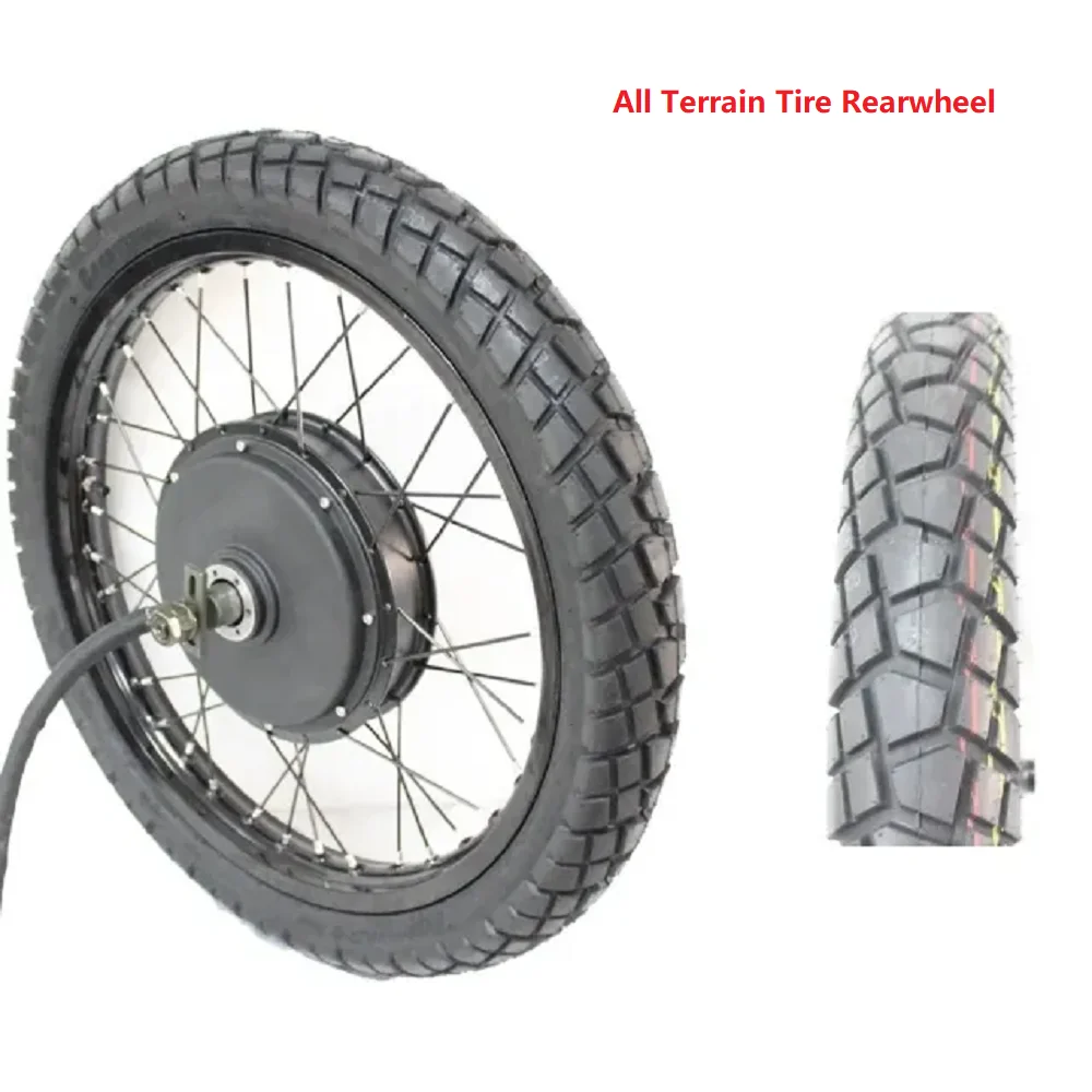 Ebike 48 فولت-72 فولت 3000-8000 واط 17 "18" 19 "21" دراجة نارية العجلات الخلفية تحويل عدة مع 3.5T /5T 155 مللي متر QS محور المحرك
