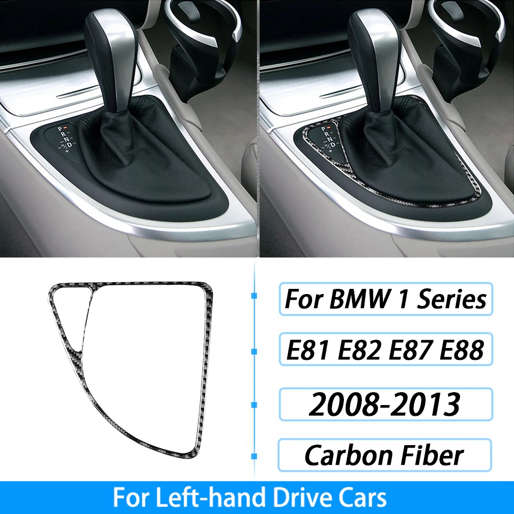 Voor BMW 1 Serie E81 E82 E87 E88 2008-2013 Koolstofvezel Stickers Automatische Versnellingspook Centrale Bedieningspaneel Power venster Lift