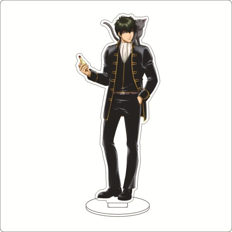 جينتاما يوروزويا أنيمي جين تشان الشكل تأثيري لوحة مكتب الديكور المشجعين زخارف مكتب لوحة HD الاكريليك حامل الهدايا الدائمة 15 سنتيمتر #4