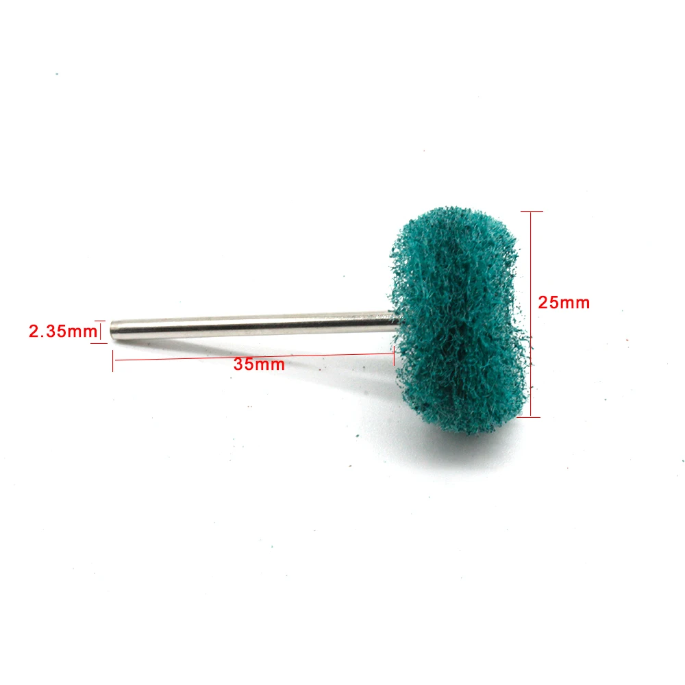 20PCS Schmuck Polieren Pinsel Baumwolle Wollfilz Schleifen Schleif Kopf Schleif Polieren Rad 2,35 MM Schaft Bohrer Dreh Werkzeug – Detail 8