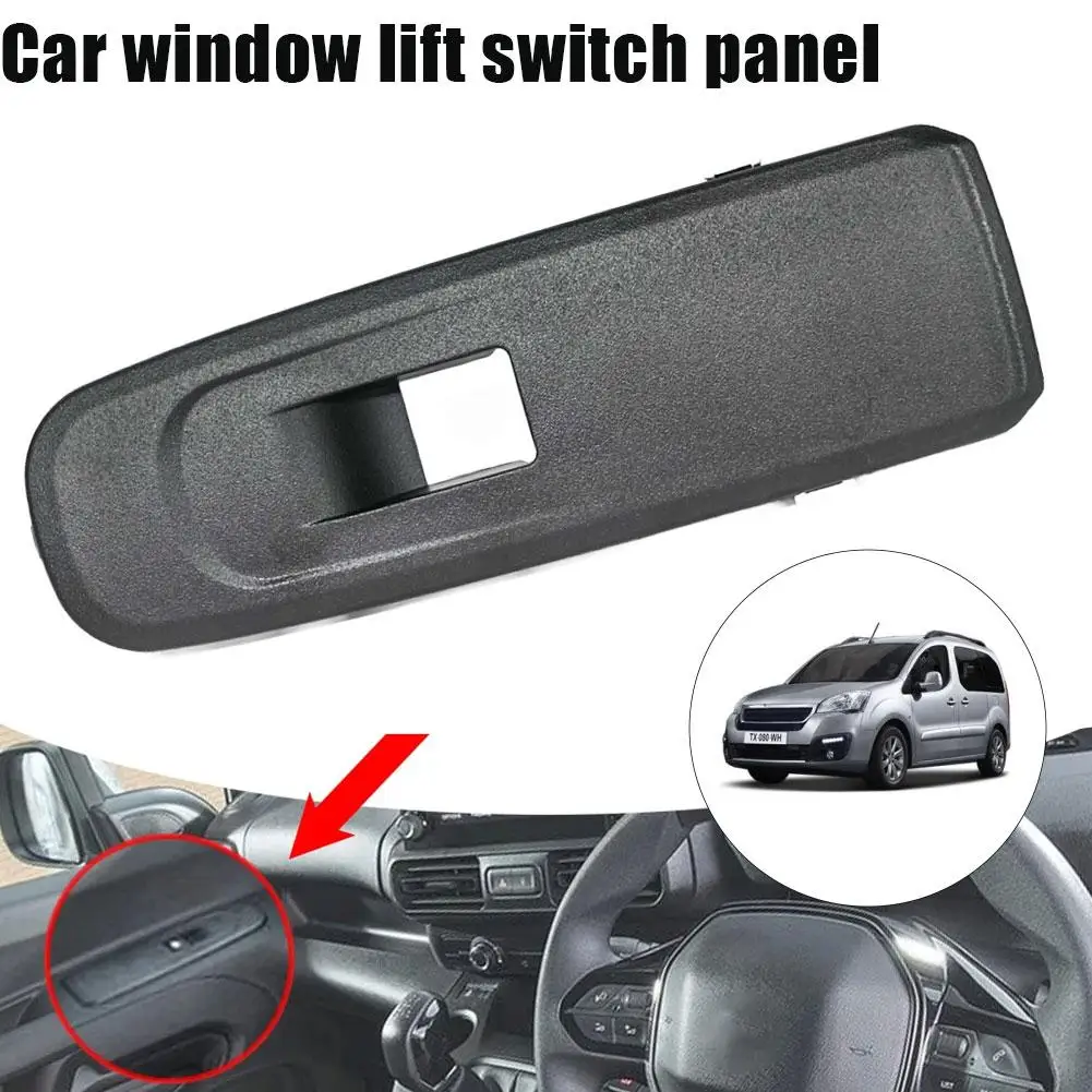 

Рамка кнопки стекла автомобиля 98167918ZD для Peugeot Partner Mk4 K9 для Tepee 2019-2020, декоративная рамка кнопки подъема стекла автомобиля