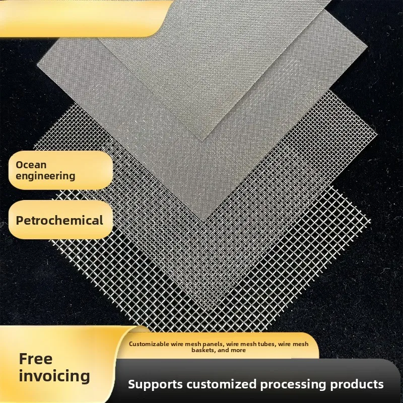 C276 C22 Nickel‑Molybdenum Alloy Filter Mesh, Acid Resistant for Chemical Filtration & Resin Interception