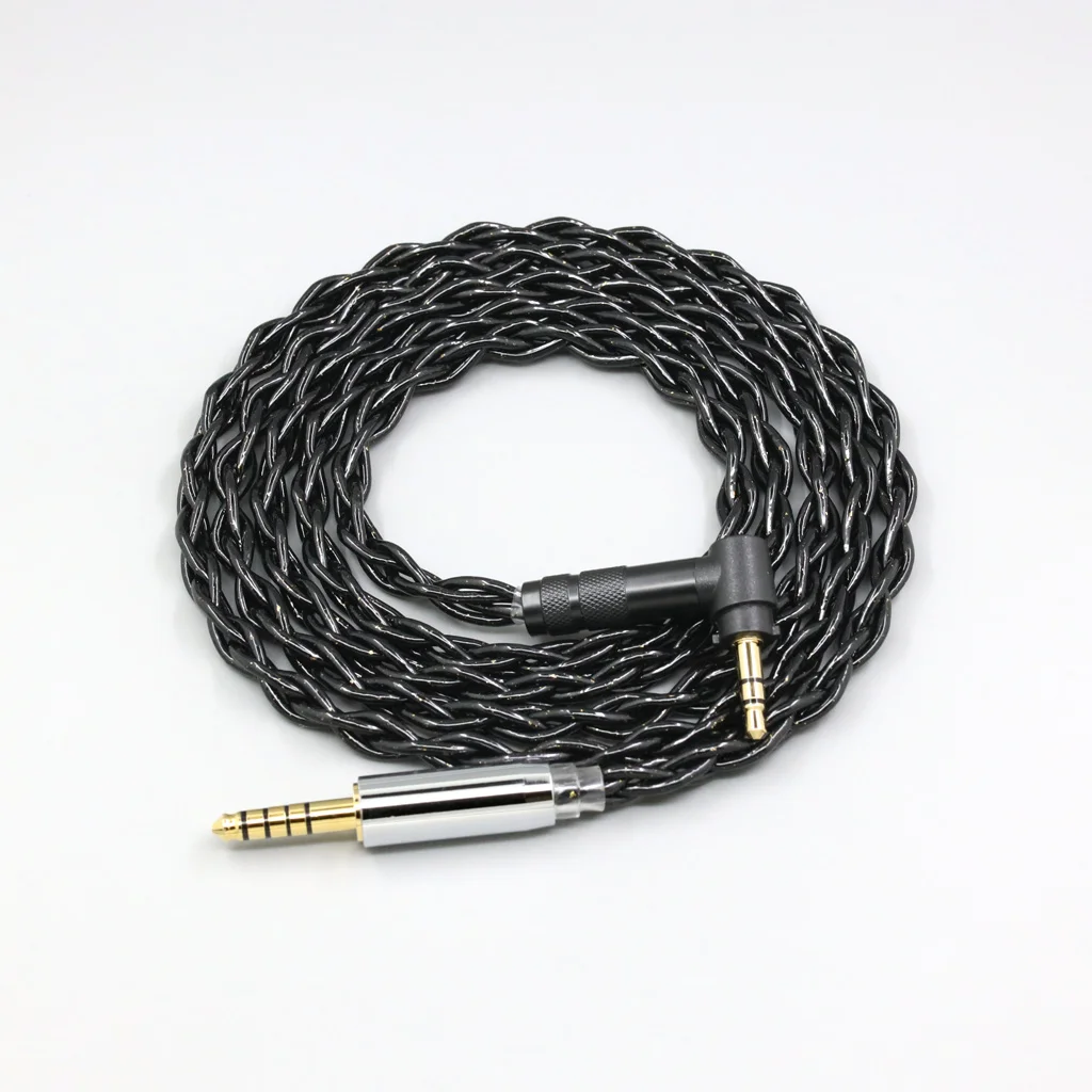 포스텍스 T50RP Mk3 T40RP Mk2 T20RP Mk2 데코니 오디오 8486용 99% 순은 팔라듐 그래핀 플로팅 골드 헤드폰 케이블