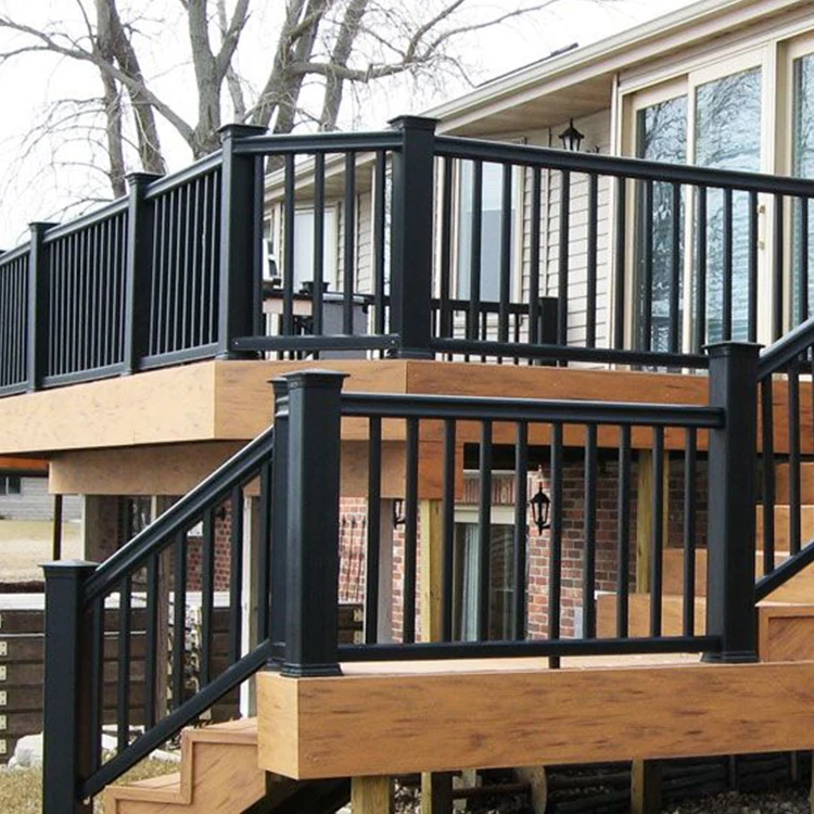 Customization Modern Design Balcony Decorative Stairs Handrail Aluminum Balustrades Handrails