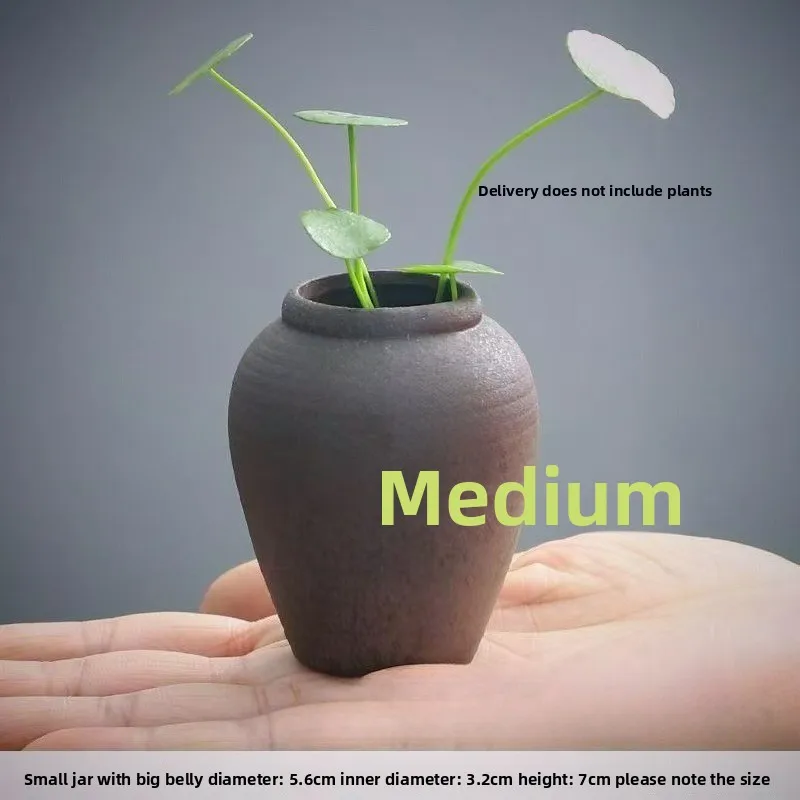 Matte Black Ceramic Vase Ideal for Dried Flower Gift for Wedding Home Spa Votive Candle Gardens Home Living Room Decoration Home