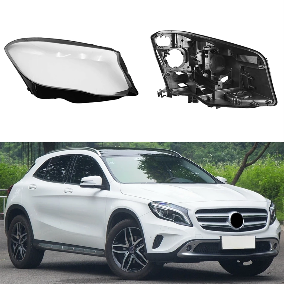 

For Mercedes Benz GLA W156 GLA200 GLA220 GLA260 2015 2016 2017 Car Products Base Head Lamp Shell Rear Base Headlight Housing