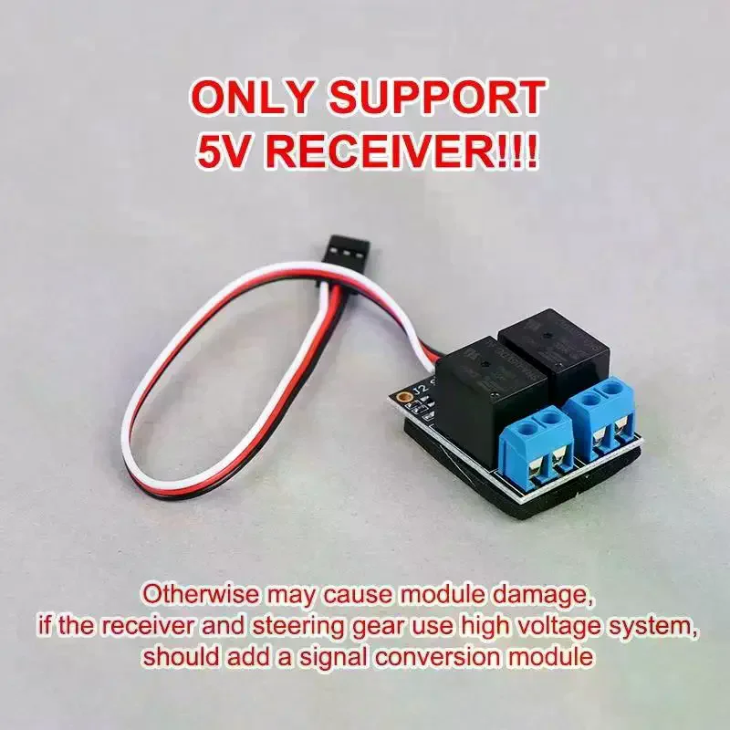 Relay Switch 2 In 1 Remote Control Light Electronic On-off Module For RC Model Airplane Drone Receiver DIY Parts