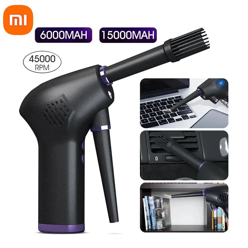 Xiaomi 45000 RPM Blower Air Duster Compressed Air Conditioner Camera Clean Computer Keyboard Electronics Brush Type Air Duster