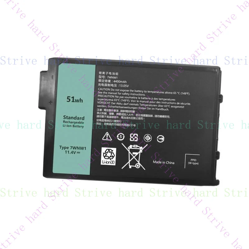 

For Dell 7WNW1 Laptop Battery For Dell Latitude 7424 5424 5420 Rugged Notebook