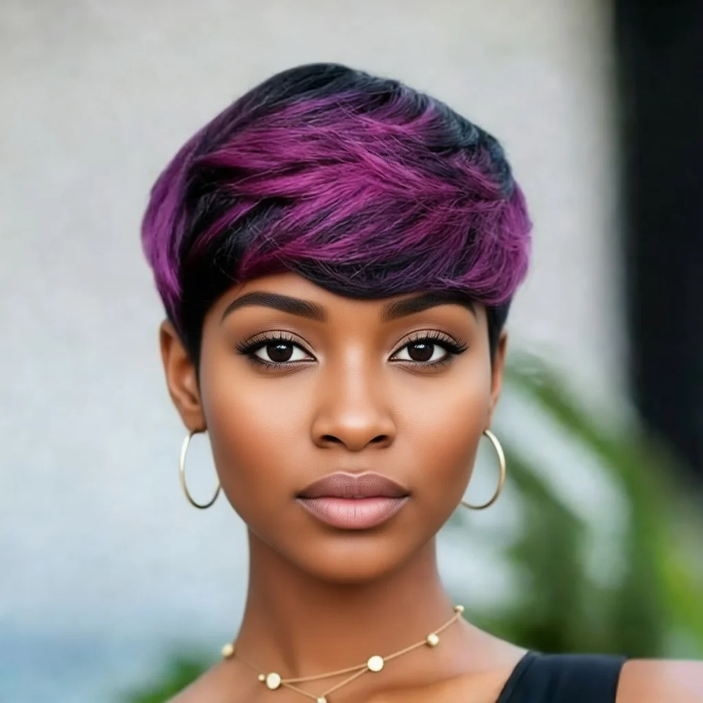 Pixie Cut Brazilian Human Hair Wig for Women