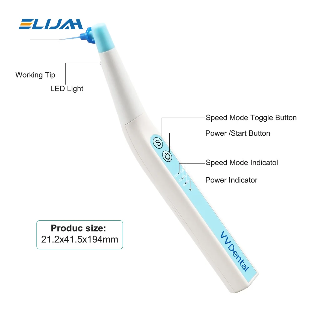 Dental Basic Oral Sonic LED Irrigator Denspay Endo Cleaning Odontologia Endo Activator Root Canal Sonic Irrigator Endo Tools